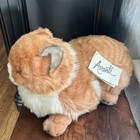Vintage Avanti Applause Plush Orange Tabby Cat 14  Realistic Stuffed Animal