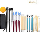 Oven Bake Polymer Clay 4 4lb White Diy Sculpting Kit With Tools Brushes