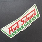 Pool School Skateboards Classic Krispy Kreme Donut Logo Sticker