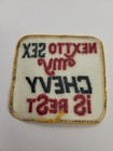 Vintage Next To Sex My Chevy Is Best Funny Humorous Truck Drivers Iron On Patch