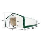 30x60x20ft Double Truss Industrial Equipment Storage Shelter 18oz 22ozpvc Fabric