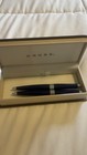 Vintage Blue Lacquer Cross Ballpoint Pen And Mechanical Pencil Gift Set