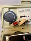 Dymo 1550 Deluxe Tapewriter Labeling Kit Working Vtg Chrome Label Maker Case