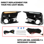 For Subaru Wrx Sti 18-21 Switchback Sequential Led Drl Fog Light Cover Kit Bezel