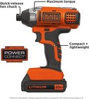 20v Max  Powerconnect 1 4 In  Cordless Impact Driver Kit  bdci20c 