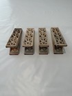 Lot Of 4 Vtg Dearborn X 900-5-2 Gas Radiant Bricks Ceramic Heater Grate Insert