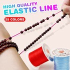 10m Elastic Crystal Beading Cord 1mm Stretch String For Bracelet Diy