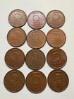 Vintage Norway 12 Coins Lot - 1973-1980 -  c-103