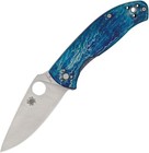 Spyderco Tenacious R i l  Folding Knife 3 38 D2 Tool Steel Blade Titanium Handle