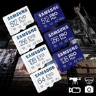 New Samsung Pro evo 4k V30 U3 A2 256gb Microsdxc Flash Memory Card With Adapter