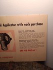 Rare Vintage 1940s  panik  Grain Fumigant Advertising Instructions Pamphlet 