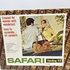 Scarce New Old Stock Vintage Safari Handbag Tandy Leather Purse Kit No  4309