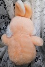 Vintage Dan Dee Easter Embroidered Belly Yellow Bunny Rabbit Plush Stuffed Toy