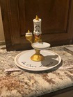 Disney Parks Lumiere Be Our Guest Serving Tray Snack Stand Cake 2 Tier