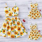 Toddler Kids Baby Girls Outfits Clothes T-shirt Vest Tops shorts Pants 2pcs Set