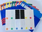 10 New 5 25 Ds dd Floppy Disks   Mixed Colors In A Hard Case Plastic Case 
