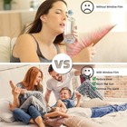 Privacy Frosted Window Film Waterproof Self-adhesive Glass Coverings Sticker