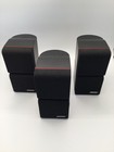 Lot Of 7 Bose Acoustimass Double Cube Satellite Speakers Black   White Tested
