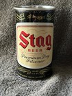 Stag Beer Flat Top Beer Can - Bottom Is Open-belleville  Ill
