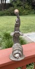 Vintage Universal No 2 Cast Iron Hand Crank Meat Grinder Clamp Mount Usa