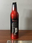 Budweiser Aluminum Beer Bottle 16oz Flame Design Collectible Empty Bar Decor Man