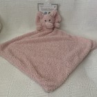New Modern Baby Pink Elephant Lovey Security Blanket Plush Snuggle Blankie Nwt