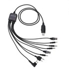 8in1 Usb Programming Cable Cord Wired For Baofeng Motorola Kenwood Hyt Radio Cd