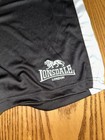 Lonsdale Mens Boxing Shorts Black Size Medium Nwt