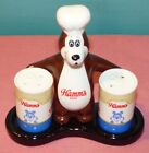 2006 Hamm s Beer Chef Brown Bear With Two Cans Salt   Pepper Shaker Set