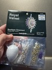 Leewards Royal Velvet Purple Vintage Sequin Bead Christmas Ornament Kit Nos Diy