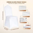 50-150pcs Stretch Chair Covers  Spandex Polyester Slipcovers For Wedding Party