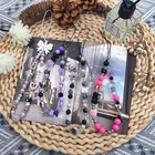 Phone Charms Cute Beaded Phone Lanyard Wrist Strap Aesthetic Cellphone Keycha   