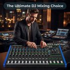 12-channel Professional Mixer With 99 Dsp Effects  Bluetooth  Usb Connector
