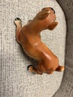 Vintage Boxer Dog Porcelain Figurine  Japan