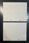 Lithuania 1937 2 Fiscal Stamps On Civil Registry Records Memel