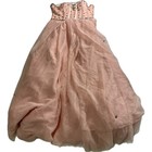 Likedpage Sparkling Beaded Sweetheart Ball Gown Dress Light Pink Size 12