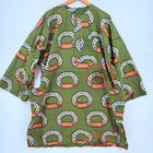 Stained Dashiki Top Men 3xl Green Orange African Wax Tribal Repurpose Craft