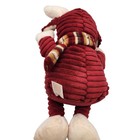 Dan Dee Christmas Collectors Choice Red   White Plush Moose With Scarf