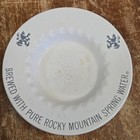 Vintage Coors  pure Rocky Mountain Spring Water  Bar Adverising Ashtray