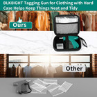 Tagging Gun For Clothing  Tag Attacher Gun Kit With 6 Needles  1008pcs 2  Barbs