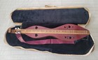 4-string Mountain Dulcimer With Case   Possum Board   Book  Strings  And Picks