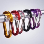 6 12pcs Mini Carabiner Clips Aluminum Keychain Hook Edc Backpack Camping Gear