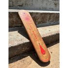 Vintage 1960 Zipees Wood Sidewalk Surfboard Skateboard Olympic Metal Wheels