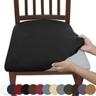 Dining Seat Chair Covers Short Slip Cover Stretch Removable Banquet Party Decor
