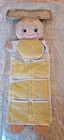 Vintage Hanging Baby Room Shoe Toy Binky Caddy Organizer Plakie Kitschy Nos