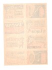 Matchbox Labels Vintage Full Line Uncut Czechoslovakia 1960 s