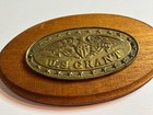 Vintage 60s Uss Ulysses S Grant Submarine Ssbn 631 Brass Plaque U s  Navy Naval