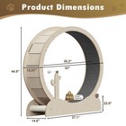 Large Cat Exercise Wheel 43  Safety Cat Treadmill For Indoor Cats Running Wheel