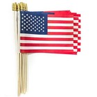 Small American Flags On Stick 5x8 Inch small Us Flags handheld American Wooden 