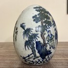 Vintage Bombay China 5     Decorative Egg With Chinese Design